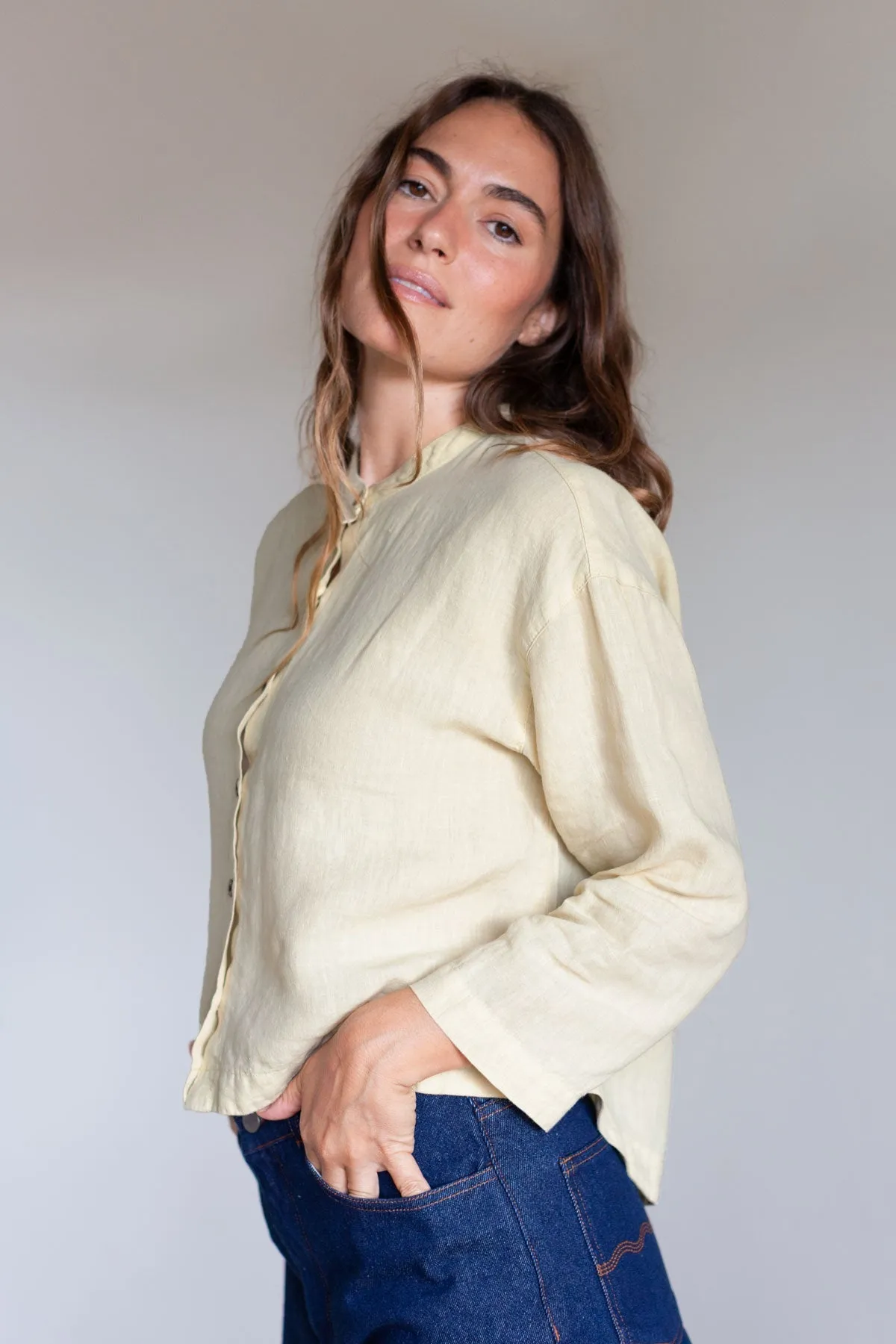 Pom Pom Button-up Shirt Gardenia sold by Ivalo.com product image thumbnail 2