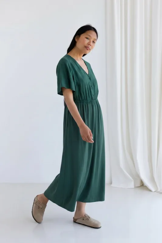 Balandra Dress Garden Green made by TWOTHIRDS