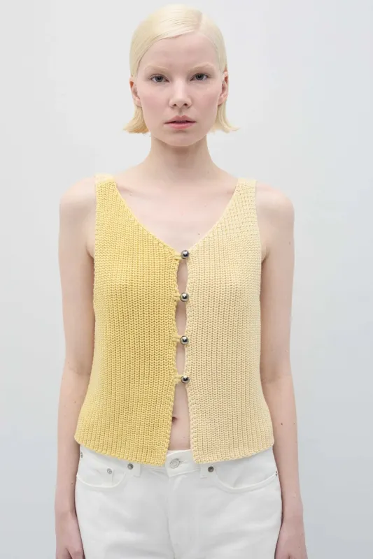 Lilith Top Yellow made by Rita Row