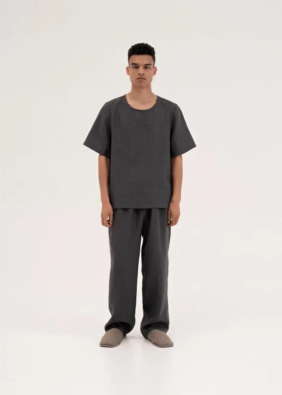 Leo Pajamas Charcoal Grey made by Ivalo.com