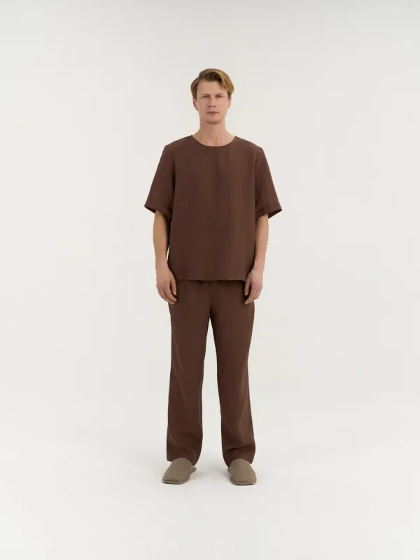 Leo Pajamas Rust Brown made by Ivalo.com
