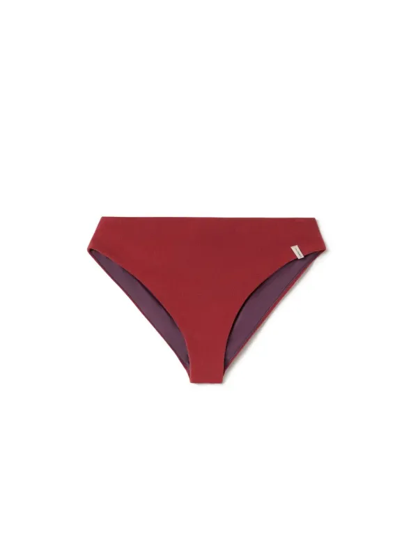 Saffery Bikini Bottom Red Clay made by TWOTHIRDS