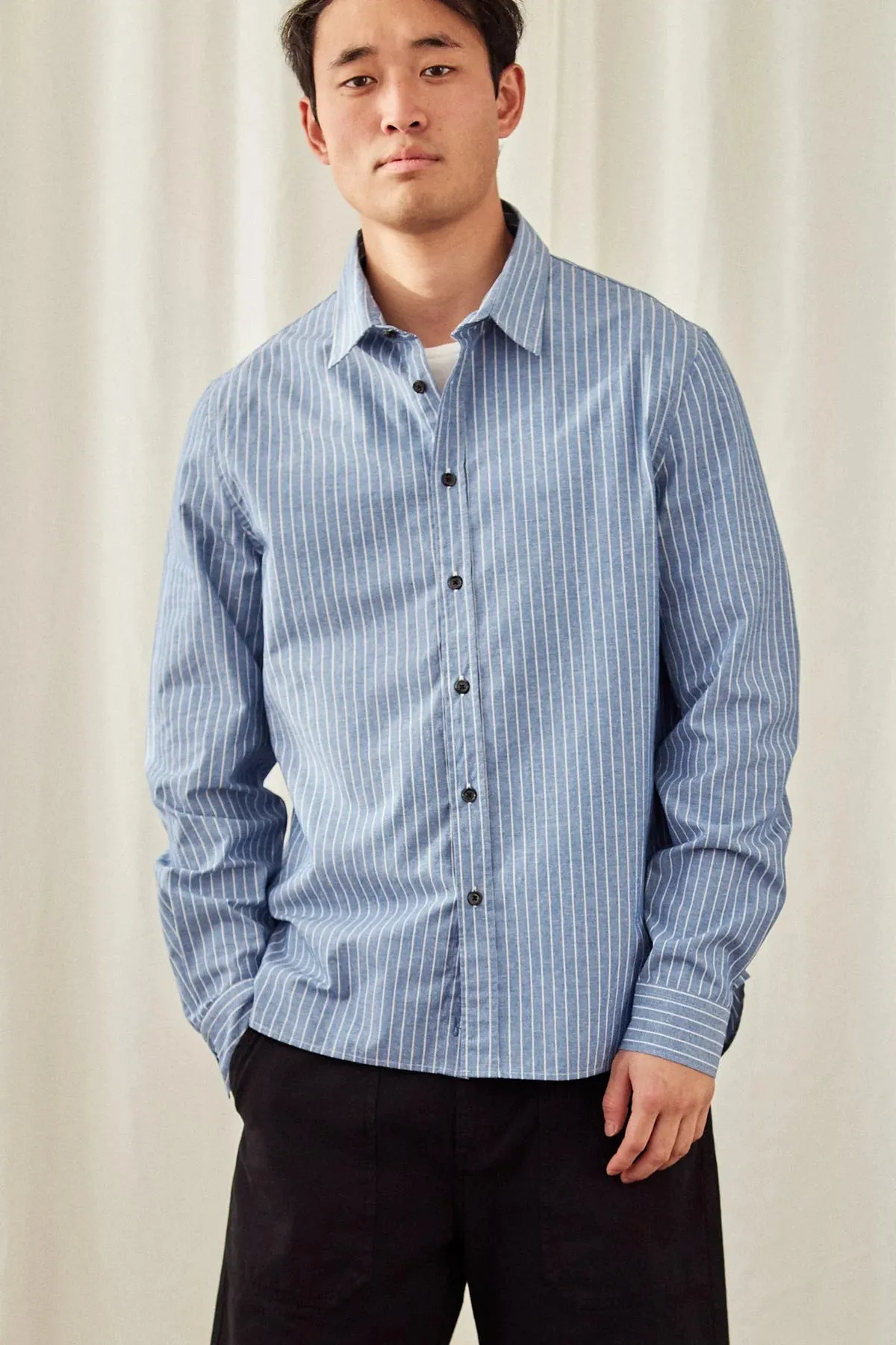 Ducos Shirt Blue Stripes sold by Ivalo.com