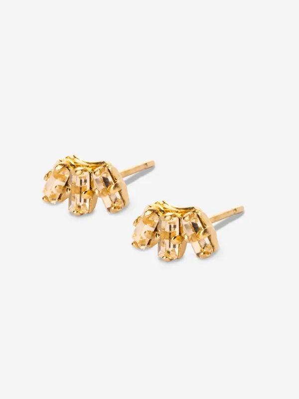 Gustave Earrings Champagne made by Ivalo.com