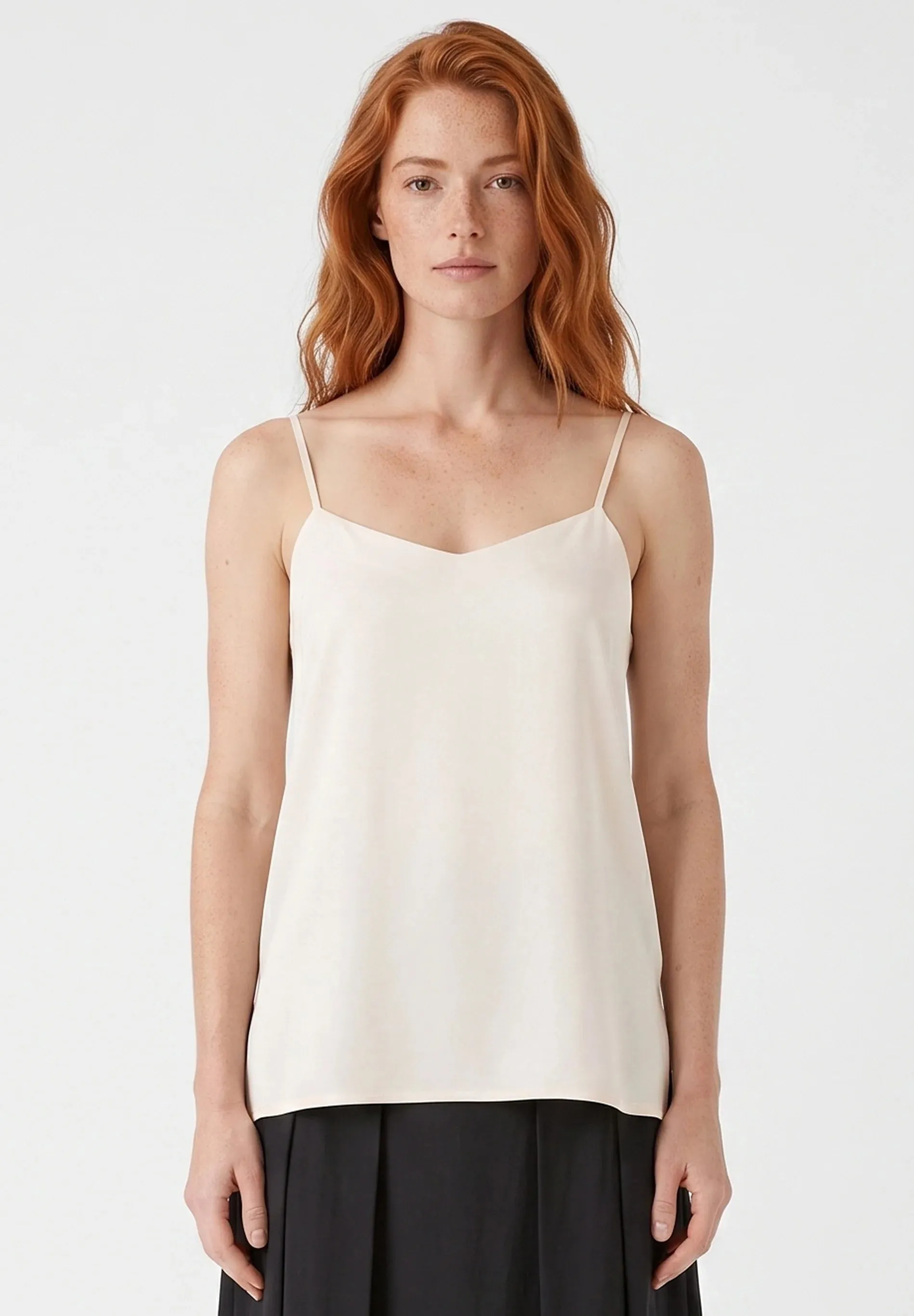 Satin Cami Top Sand Beige sold by Ivalo.com