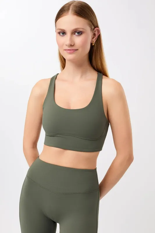 Sports Bra Leaf Green made by Ivalo.com