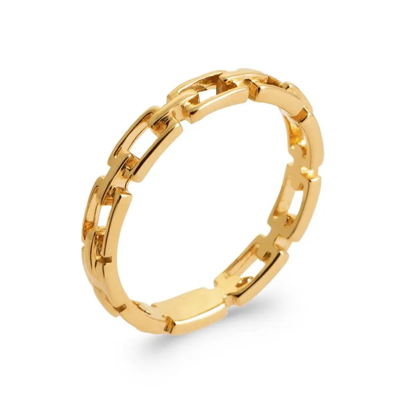 Chain Ring Gold sold by Ivalo.com