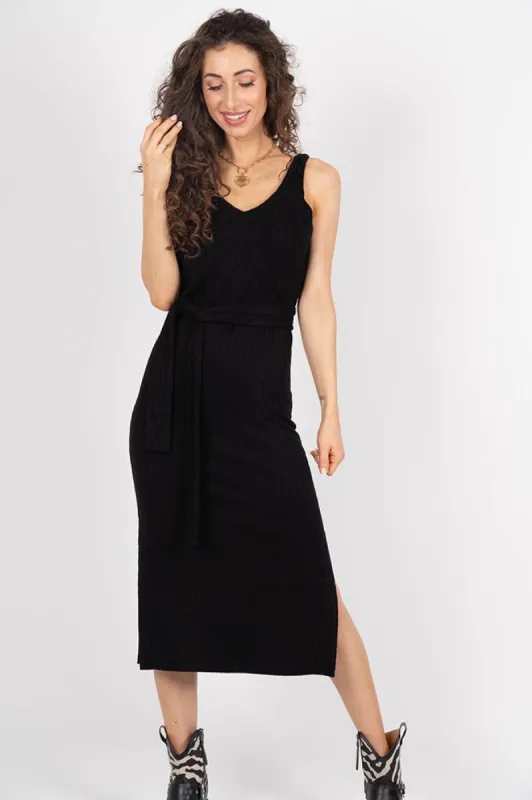 Elena Knitted Dress Black sold by Ivalo.com