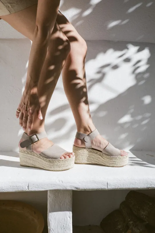 Sand Platform Espadrilles sold by Ivalo.com