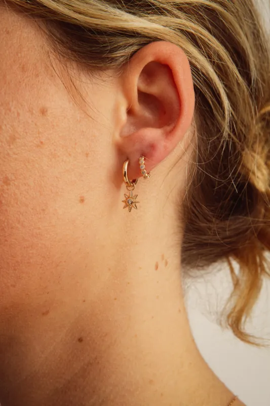 Mini Hoopie Single Earring Gold sold by Ivalo.com