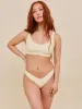 Canggu V-Shape Bikini Bottom Mellow Yellow sold by Ivalo.com
