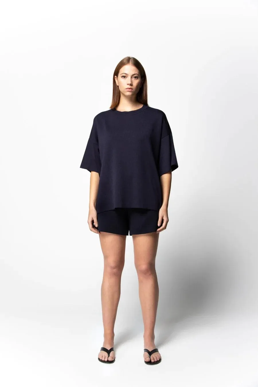 Merino Tencel T-Shirt Navy Blue sold by Ivalo.com product image thumbnail 5