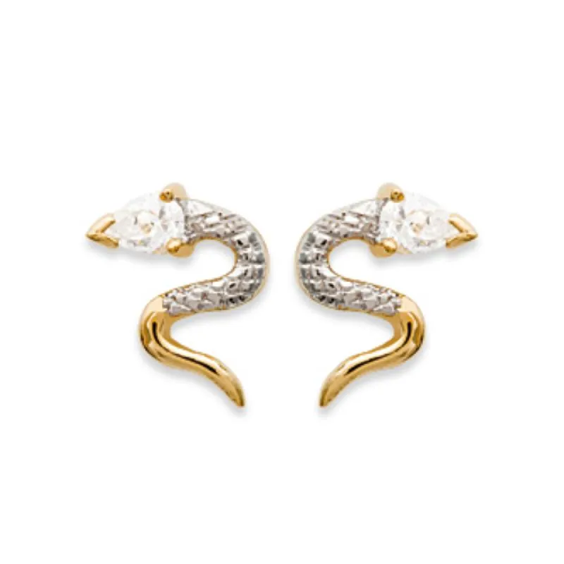 Snake Single Earring Diamond sold by Ivalo.com