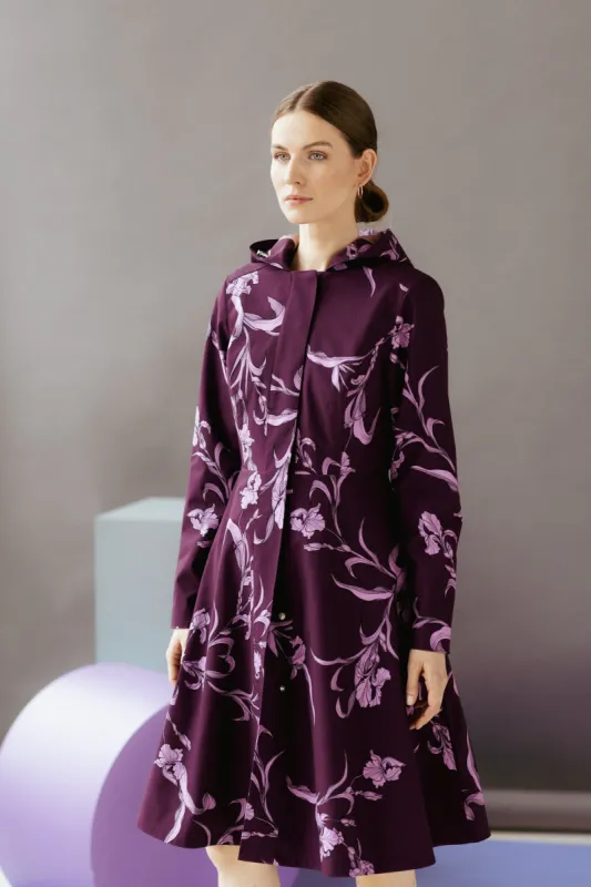 Purple Iris Raincoat Dark Purple sold by Ivalo.com