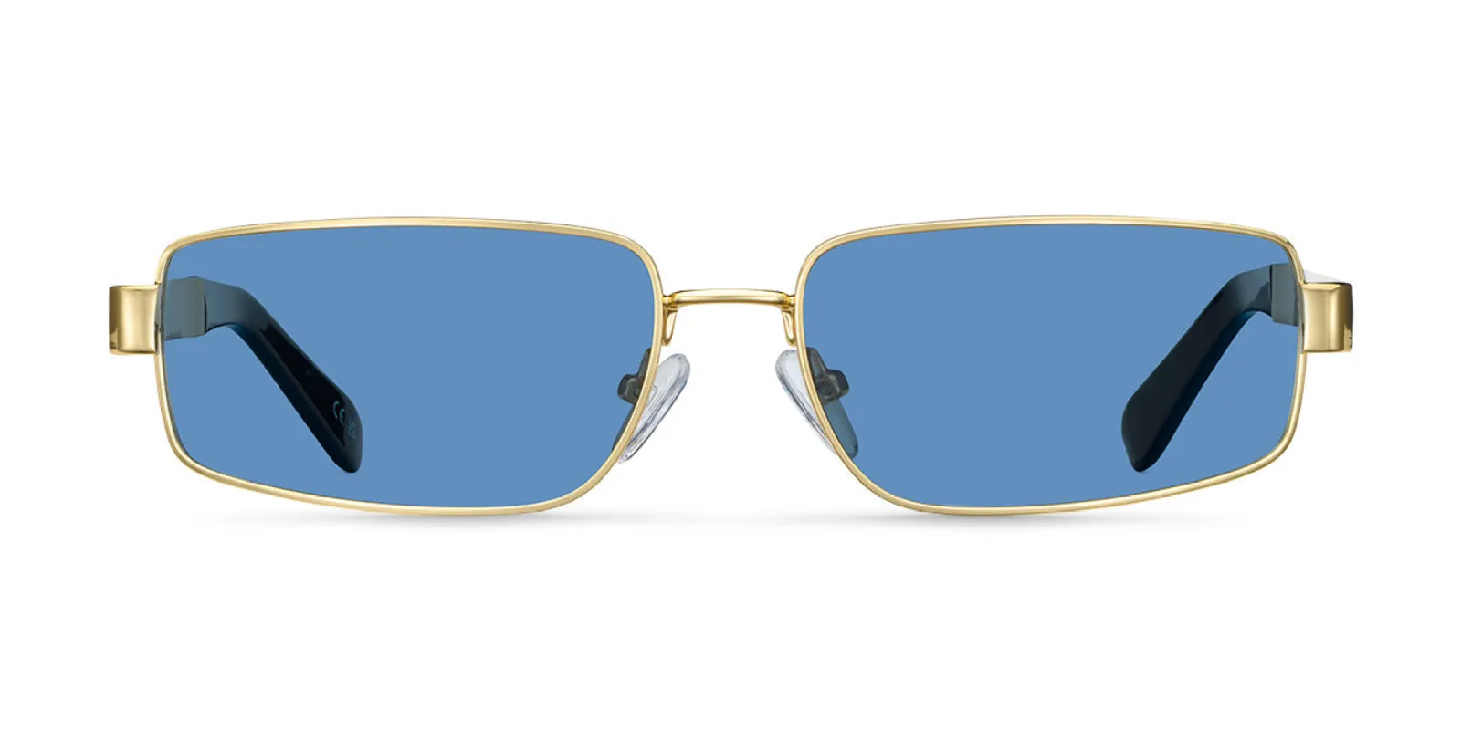 Jelani Sunglasses Gold Blue sold by Ivalo.com