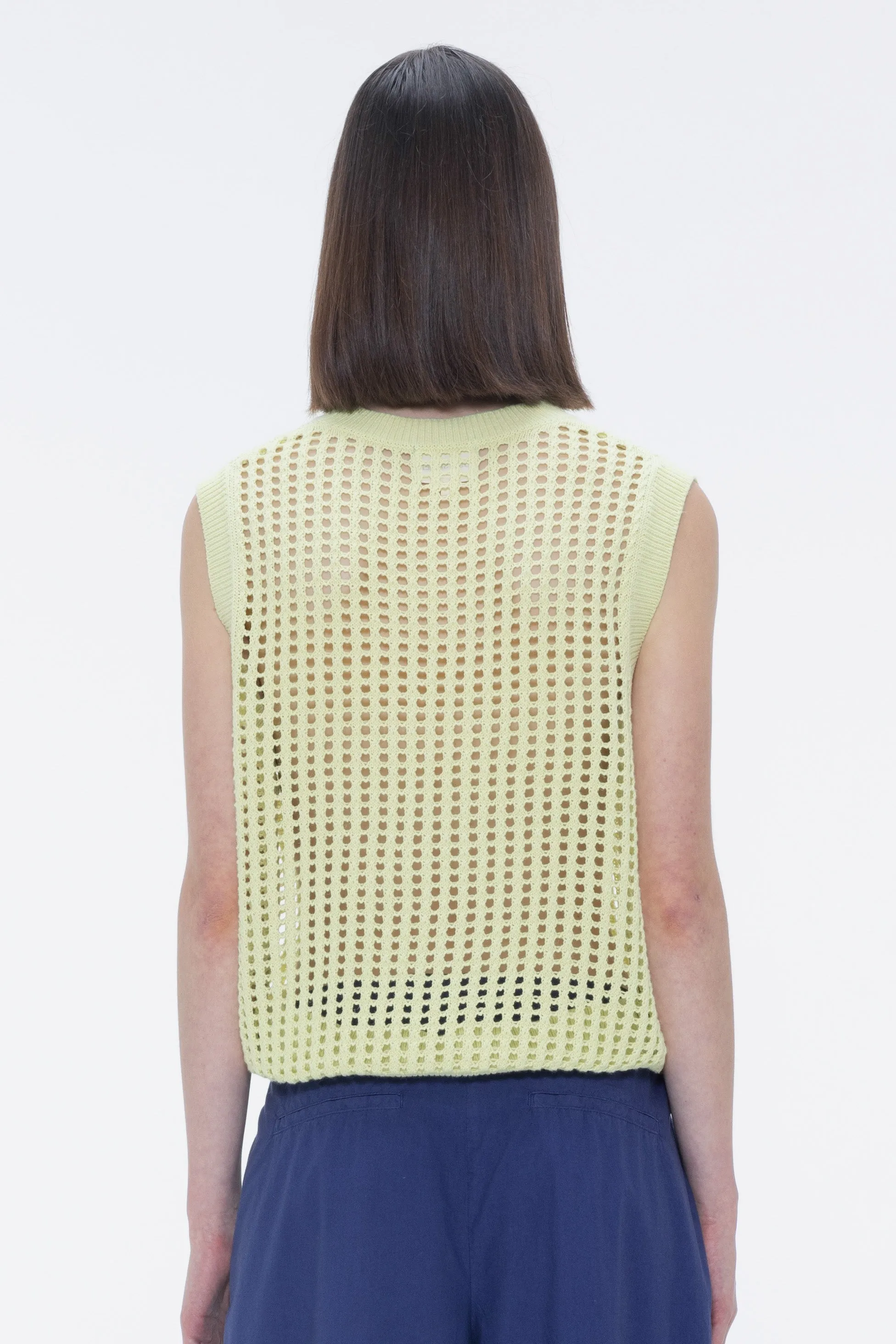 Margaret Crochet Vest Lime sold by Ivalo.com product image thumbnail 3