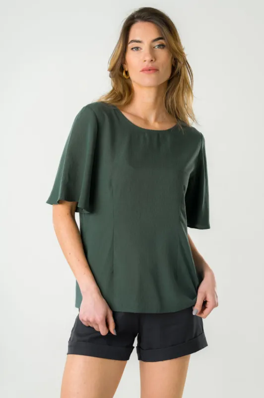Lys Reversible Blouse Green sold by Ivalo.com
