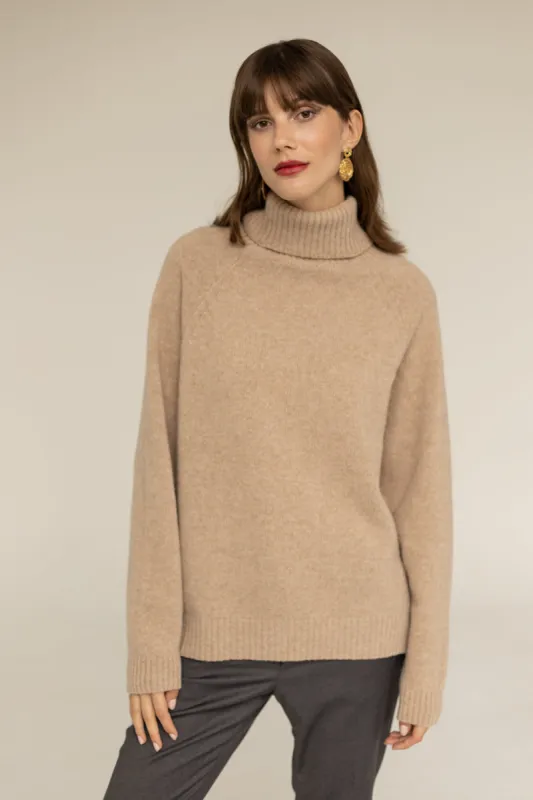 Cashmere Turtleneck Beige sold by Ivalo.com