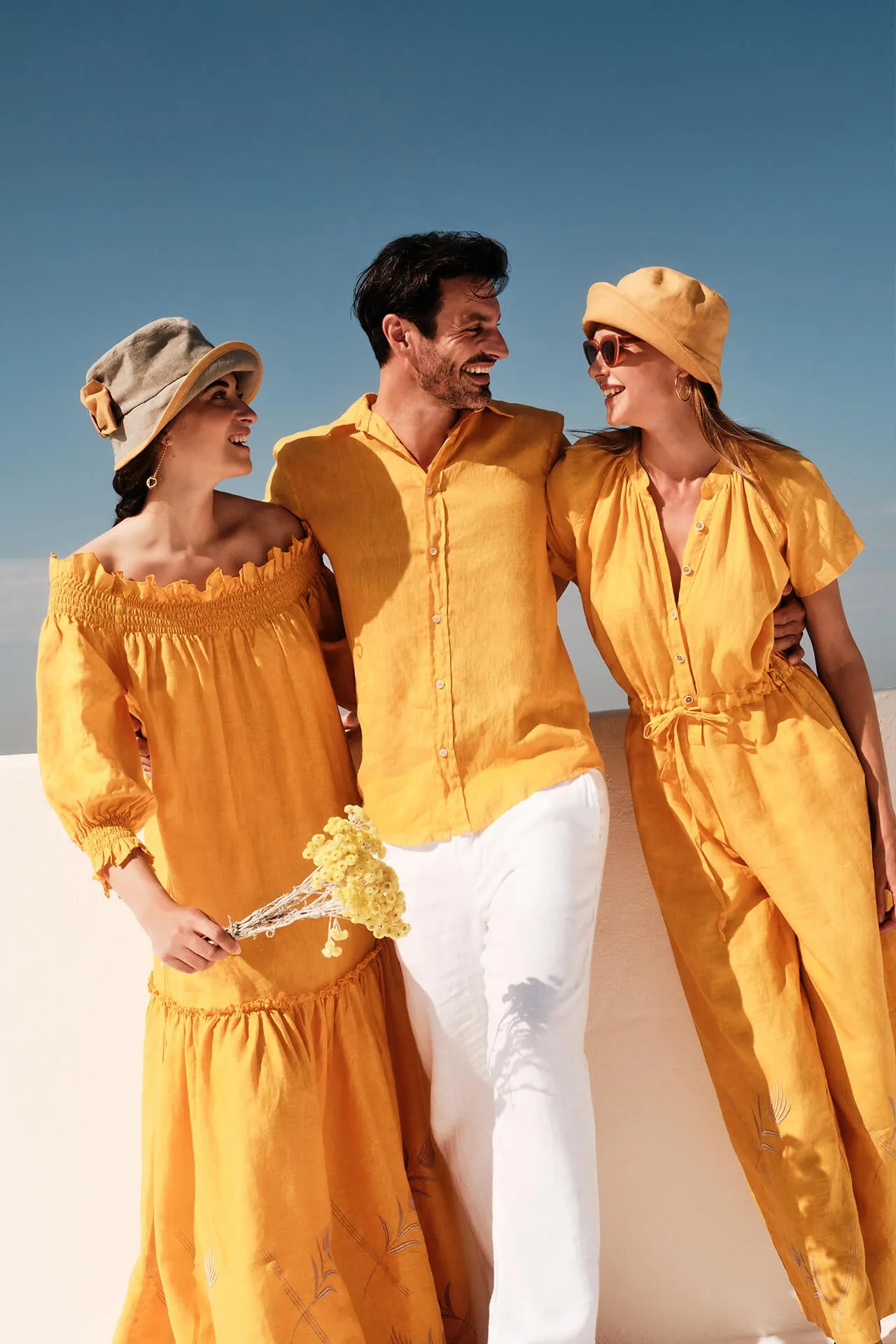 Linen Jumpsuit Yellow sold by Ivalo.com product image thumbnail 5