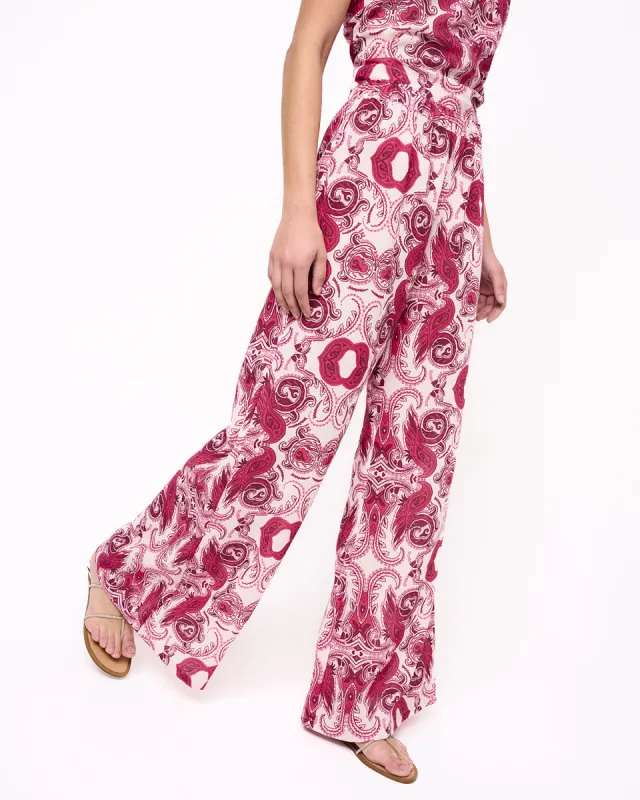 Penelope Print Flared Trousers sold by Ivalo.com