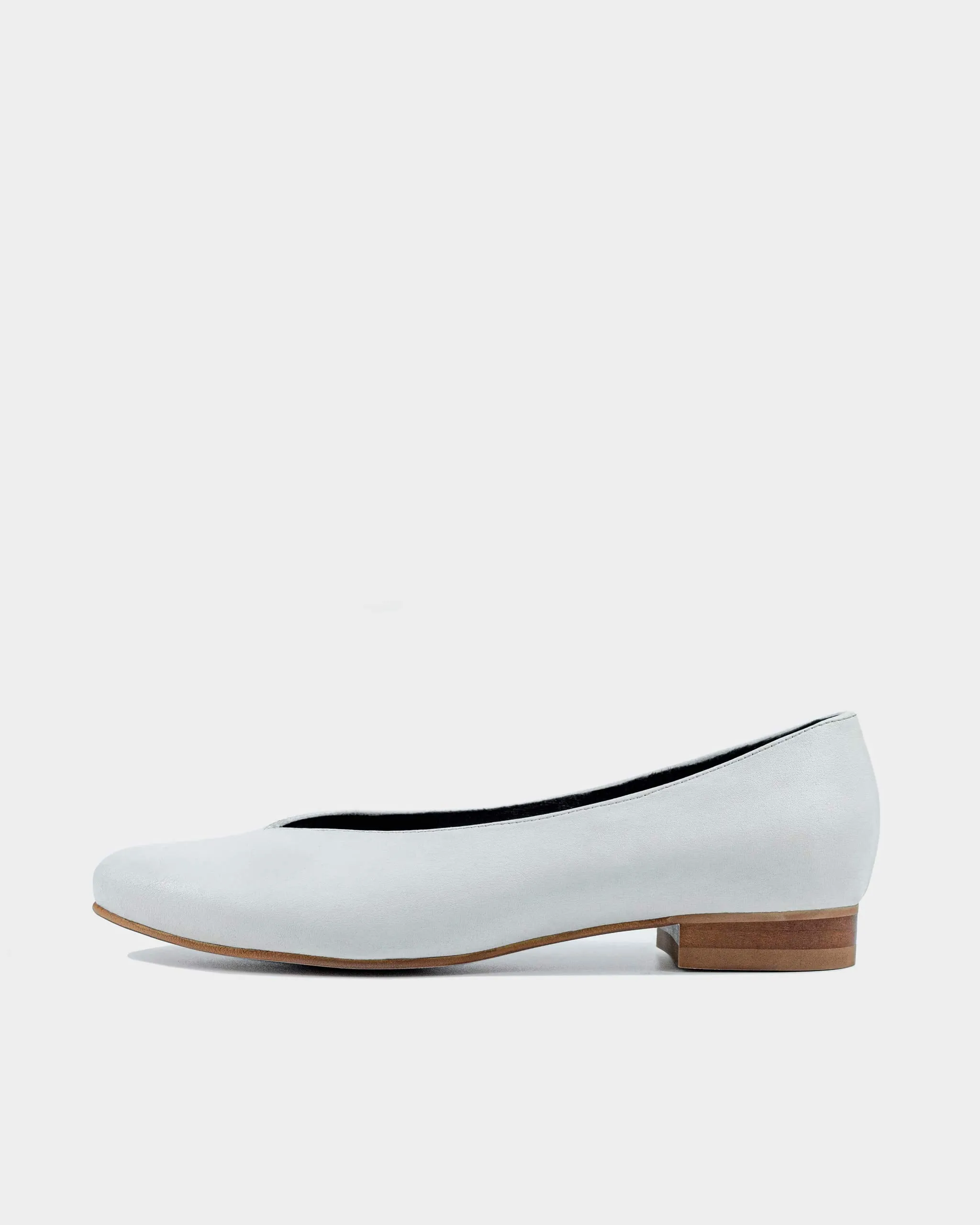 Pumps Nopal Ballerinas Cactus Leather White sold by Ivalo.com
