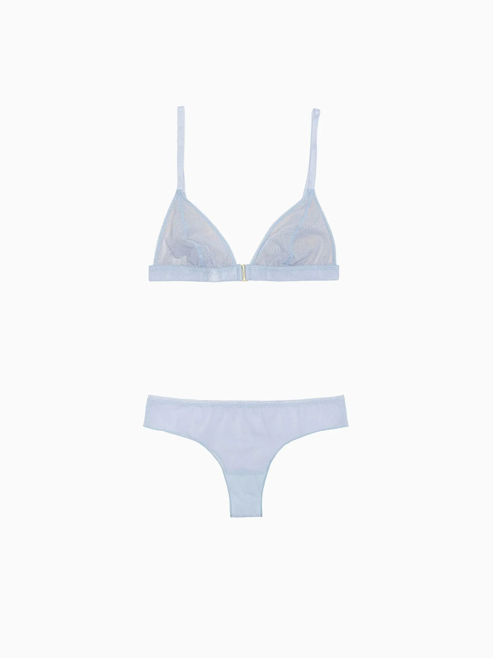 The Esme Bra & Panty Mist Blue sold by Ivalo.com