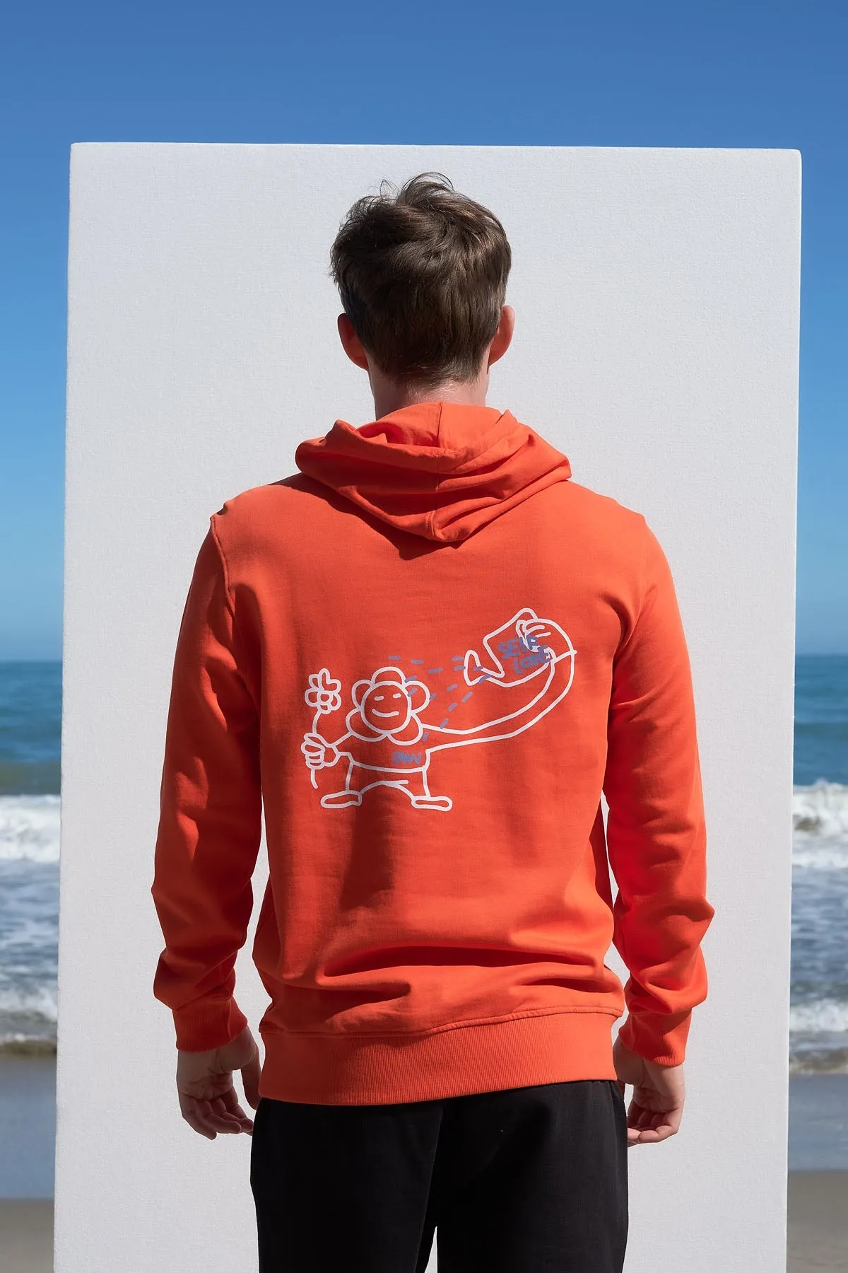 Printed Men's Hoodie Red sold by Ivalo.com product image thumbnail 2