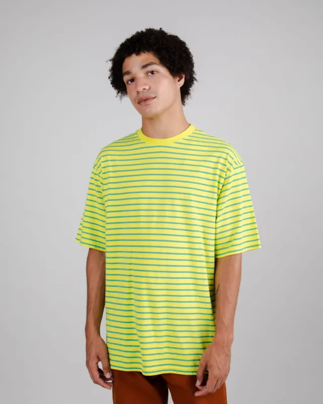Stripes Oversize T-Shirt Lime sold by Ivalo.com