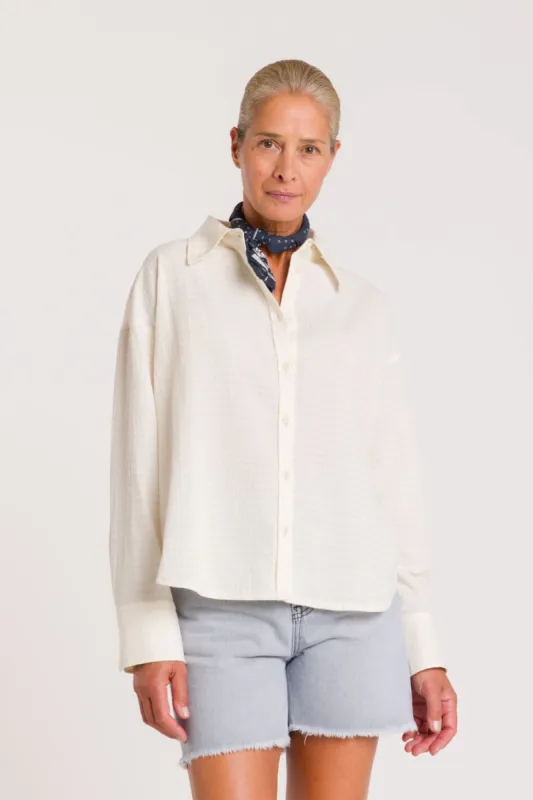 Saika Button-up Shirt White sold by Ivalo.com