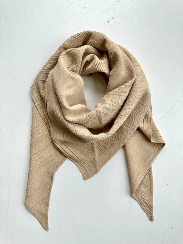 Maggholm Triangular Scarf Beige sold by Ivalo.com