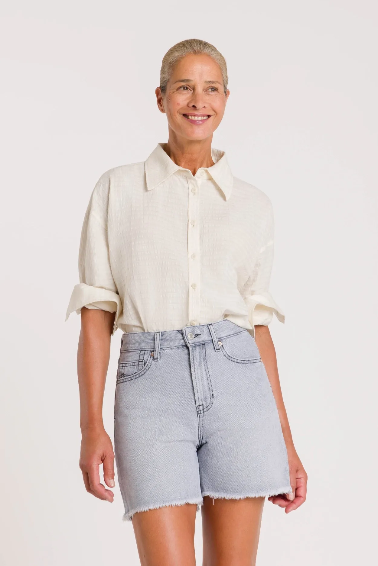 Saika Button-up Shirt White sold by Ivalo.com product image thumbnail 3