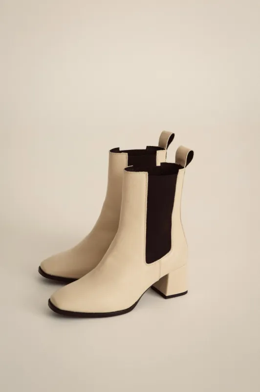 Heel Boots Ivory sold by Ivalo.com
