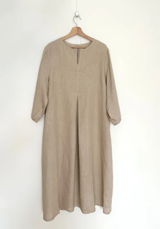 Hyppeis Linen Dress Beige sold by Ivalo.com