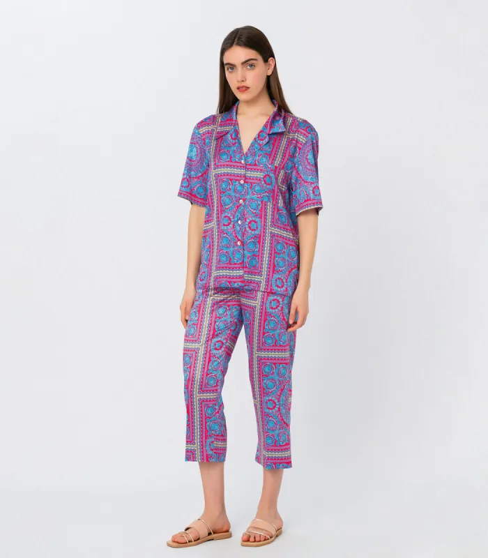 Amelie Print Cropped Pants sold by Ivalo.com