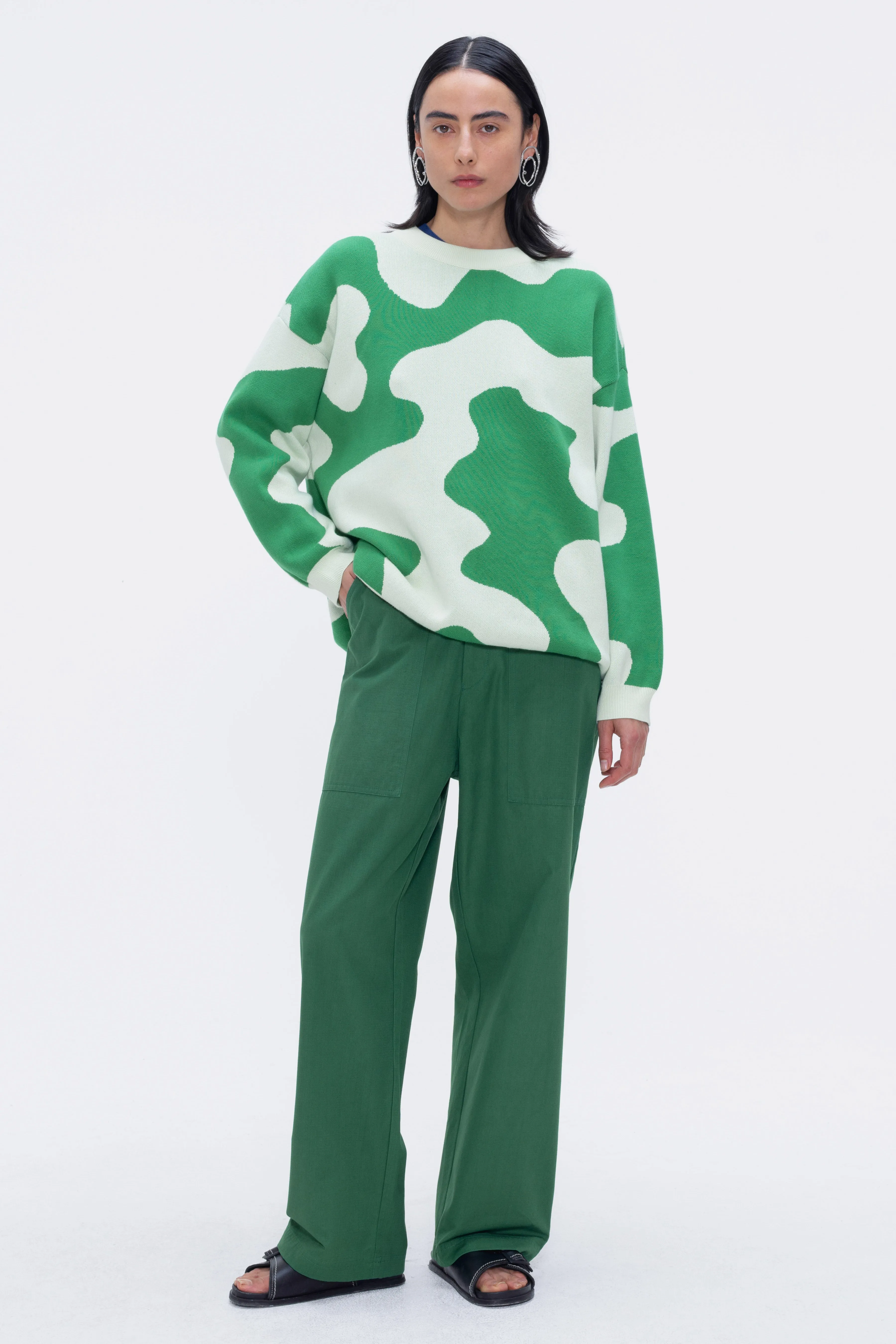 Pool Sweater White/Green sold by Ivalo.com