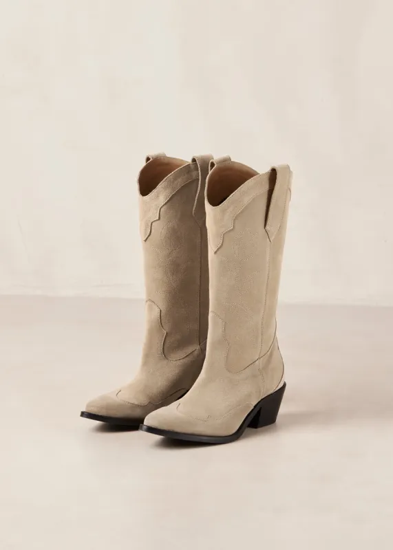 Liberty Suede Leather Boots Beige sold by Ivalo.com