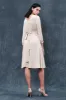 Pure Viscose Long Sleeved Midi Dress sold by Ivalo.com