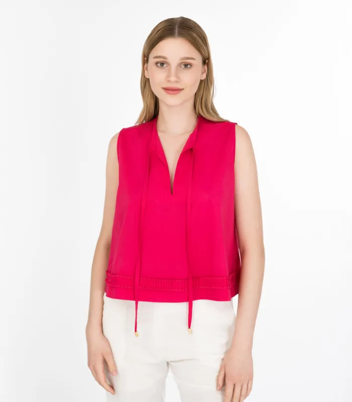 Sleeveless Top Fuchsia sold by Ivalo.com