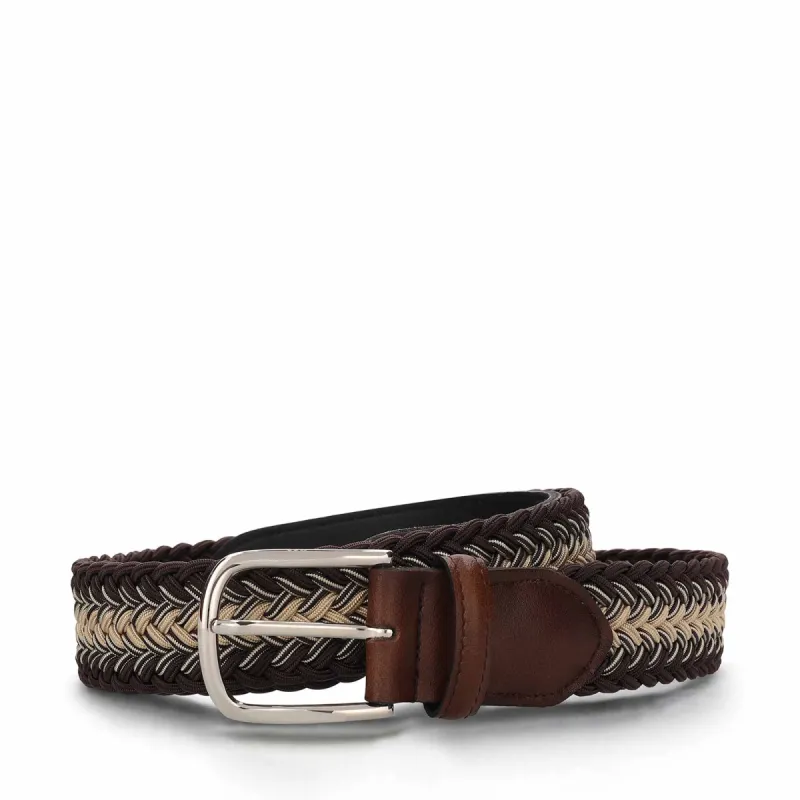 Aran Braided Belt Brown sold by Ivalo.com