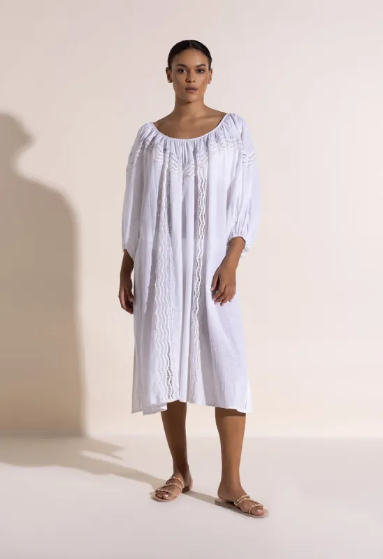 Elia Beach Dress White sold by Ivalo.com