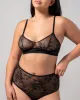 Floral Lace Balconette Black sold by Ivalo.com