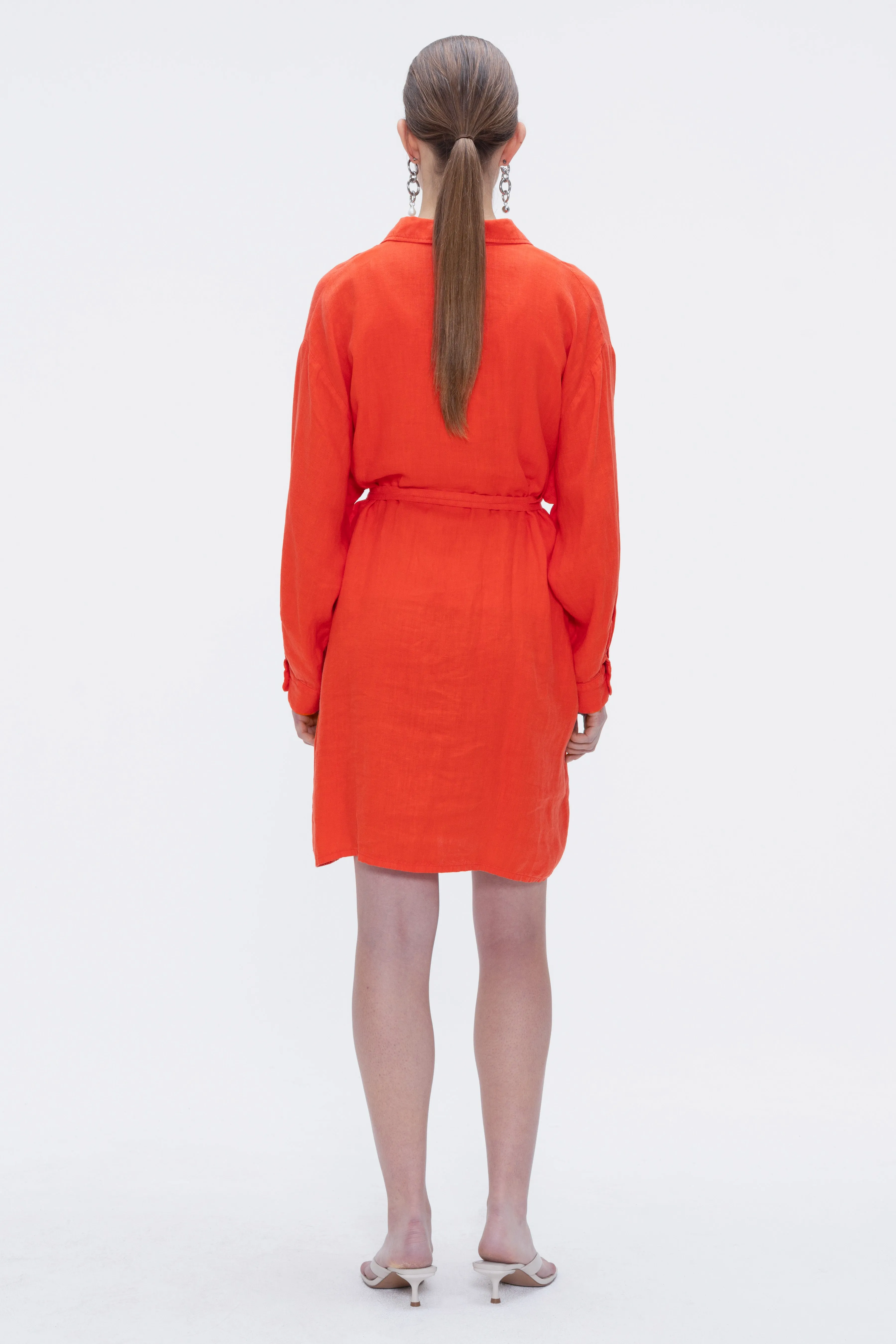 Celia Shirt Dress Red sold by Ivalo.com product image thumbnail 3