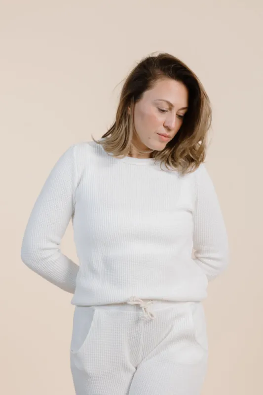 Kali Long Sleeve Top White sold by Ivalo.com