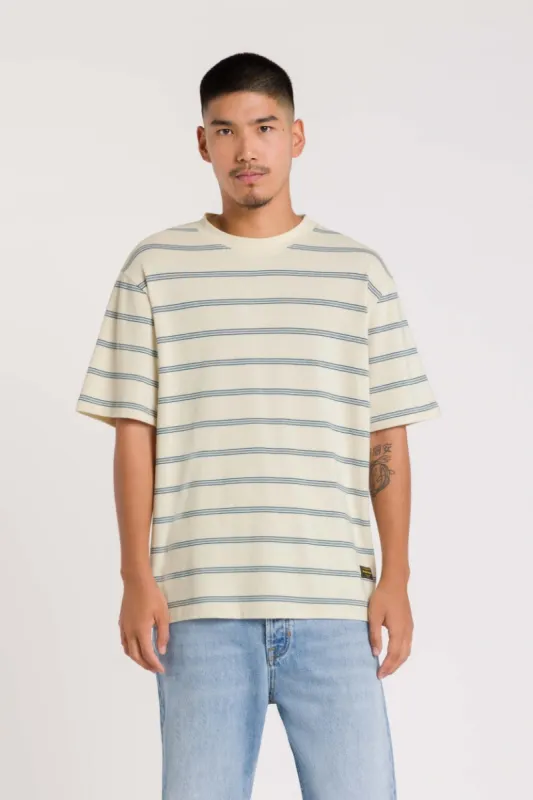 Sargon T-Shirt White Blue Stripes sold by Ivalo.com
