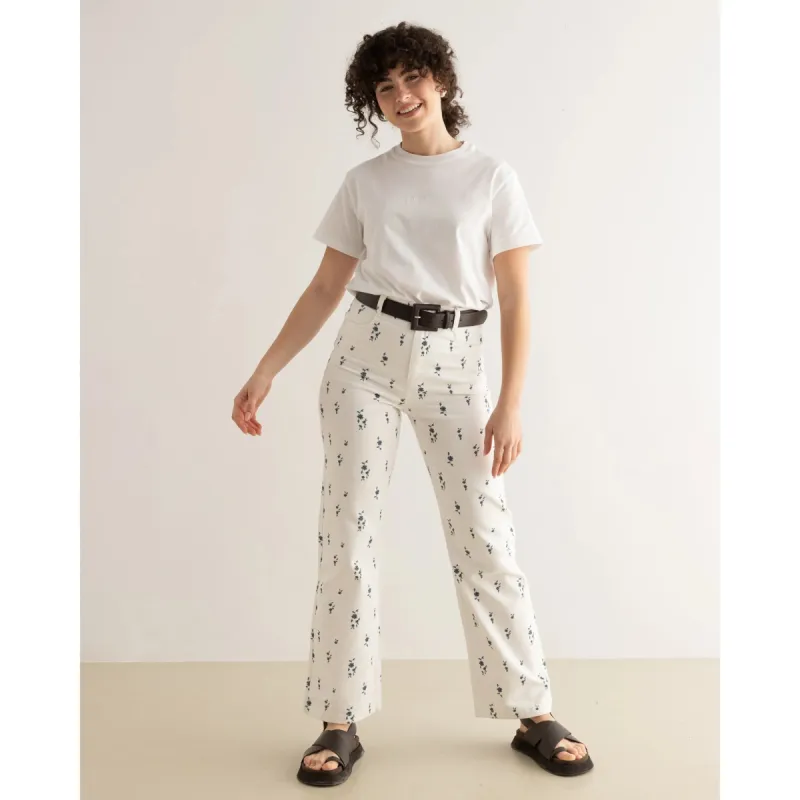 Mondragó Trousers Floral White sold by Ivalo.com