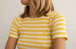 Gorgo T-Shirt Stripes White Yellow sold by Ivalo.com