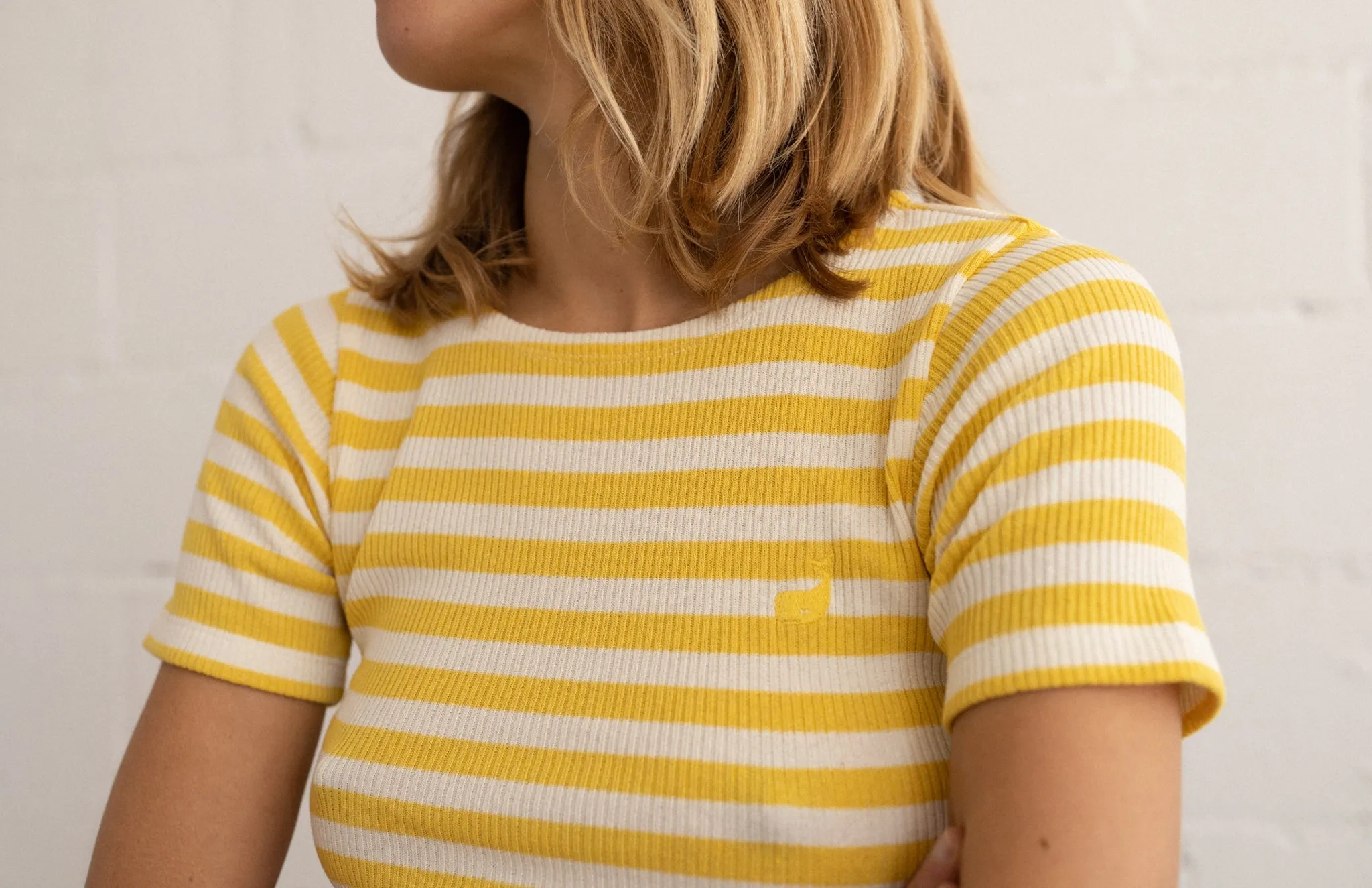 Gorgo T-Shirt Stripes White Yellow sold by Ivalo.com product image thumbnail 3