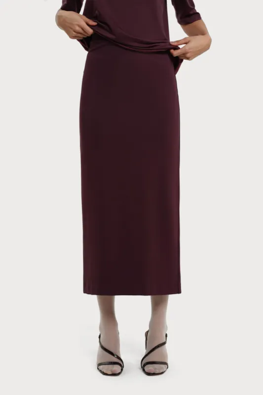 Lala Skirt Wine Red sold by Ivalo.com