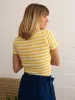 Gorgo T-Shirt Stripes White Yellow sold by Ivalo.com