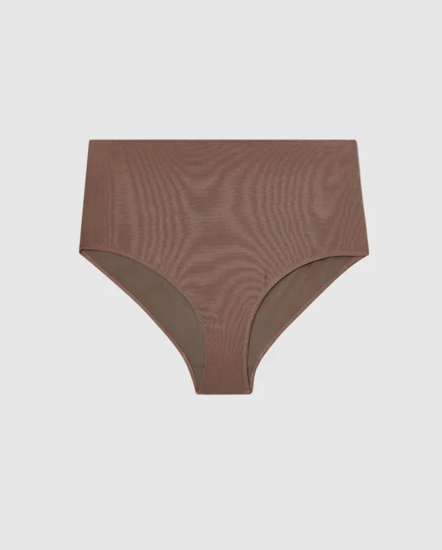 Highwaist Bikini Briefs Mauve sold by Ivalo.com